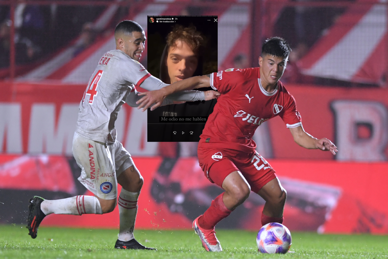 El influencer habló tras el empate del Rojo ante el Bicho.