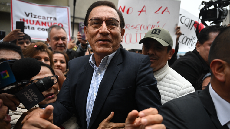 Martín Vizcarra gobernó Perú entre 2018 y 2020.