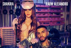 Shakira junto a Rauw Alejandro cuando lanzaron Te felicito. Foto: Instagram/Shakira