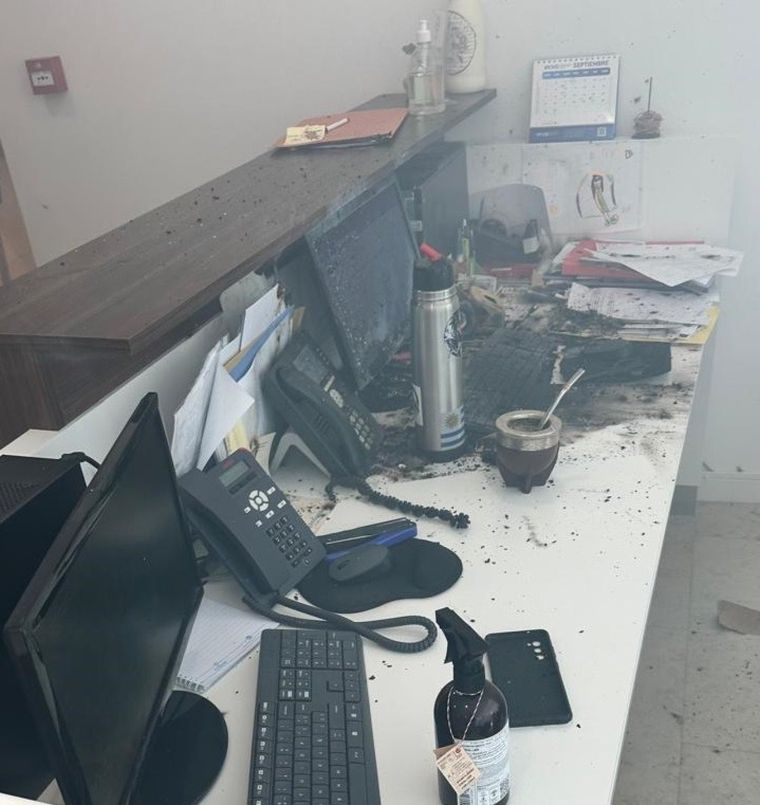 Habrían identificado al responsable del paquete bomba en La Rural. Foto: Redes sociales