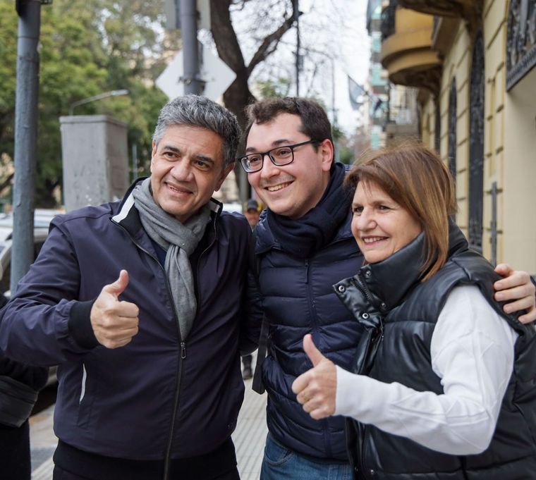 Socios. Bullrich y Macri, con el cambio profundo. Foto: Prensa Jorge Macri