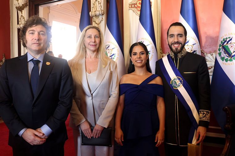 Bukele prepara su encuentro con Milei para este lunes. Foto: Prensa Presidencia de la Nación