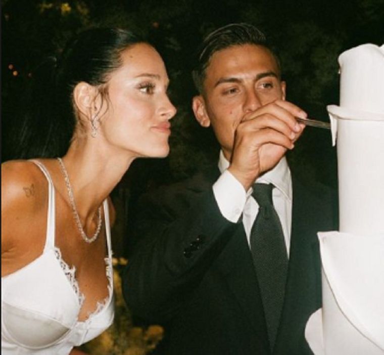 Se casaron Oriana Sabatini y Paulo Dybala Foto: Instagram