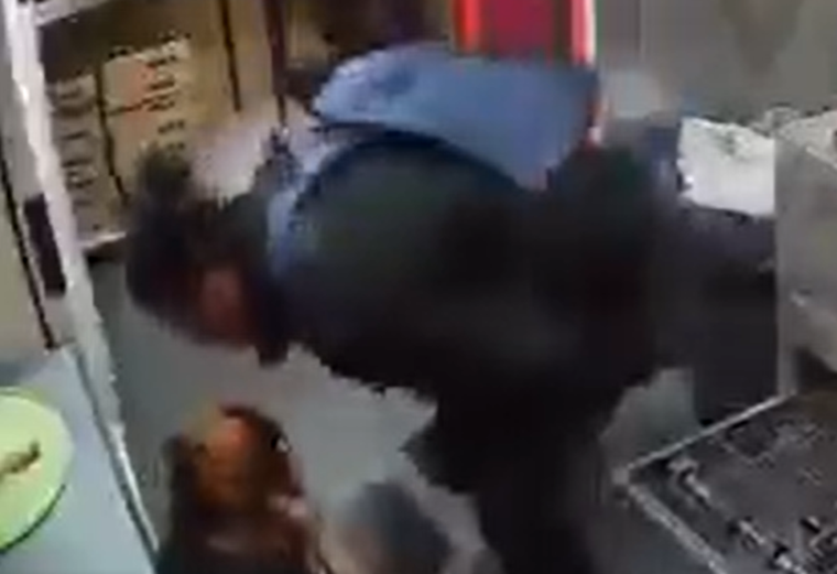 Parte de lo que se registró en Núñez. Foto: captura de video.