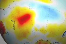 La mancha del sur se ha venido calentando a una tasa cuatro veces superior a su entorno. Foto: GENTILEZA RENÉ GARREAUD