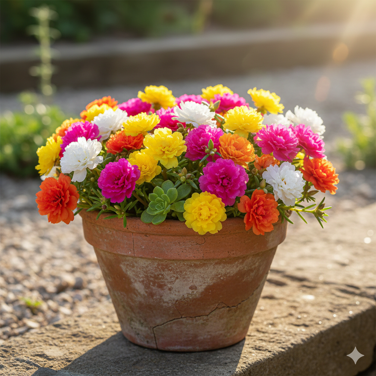 Un destello de alegría. Jardinería. Fuente: IA Gemini. Un destello de alegría. Jardinería. Fuente: IA Gemini.