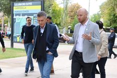 Esteban Allasino junto a Mauricio Macri en una recorrida por Luján. Esteban Allasino junto a Mauricio Macri en una recorrida por Luján.