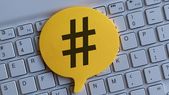 En teclados en español, el hashtag se ubica sobre el 3; su presencia varía según la distribución instalada En teclados en español, el hashtag se ubica sobre el 3; su presencia varía según la distribución instalada