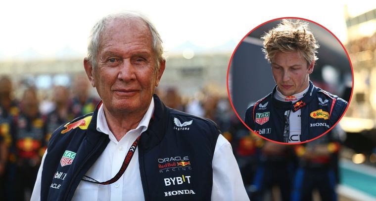 Helmut Marko no especuló: destruyó a Lawson y elogió a Tsunoda. Foto: Archivo Mdz