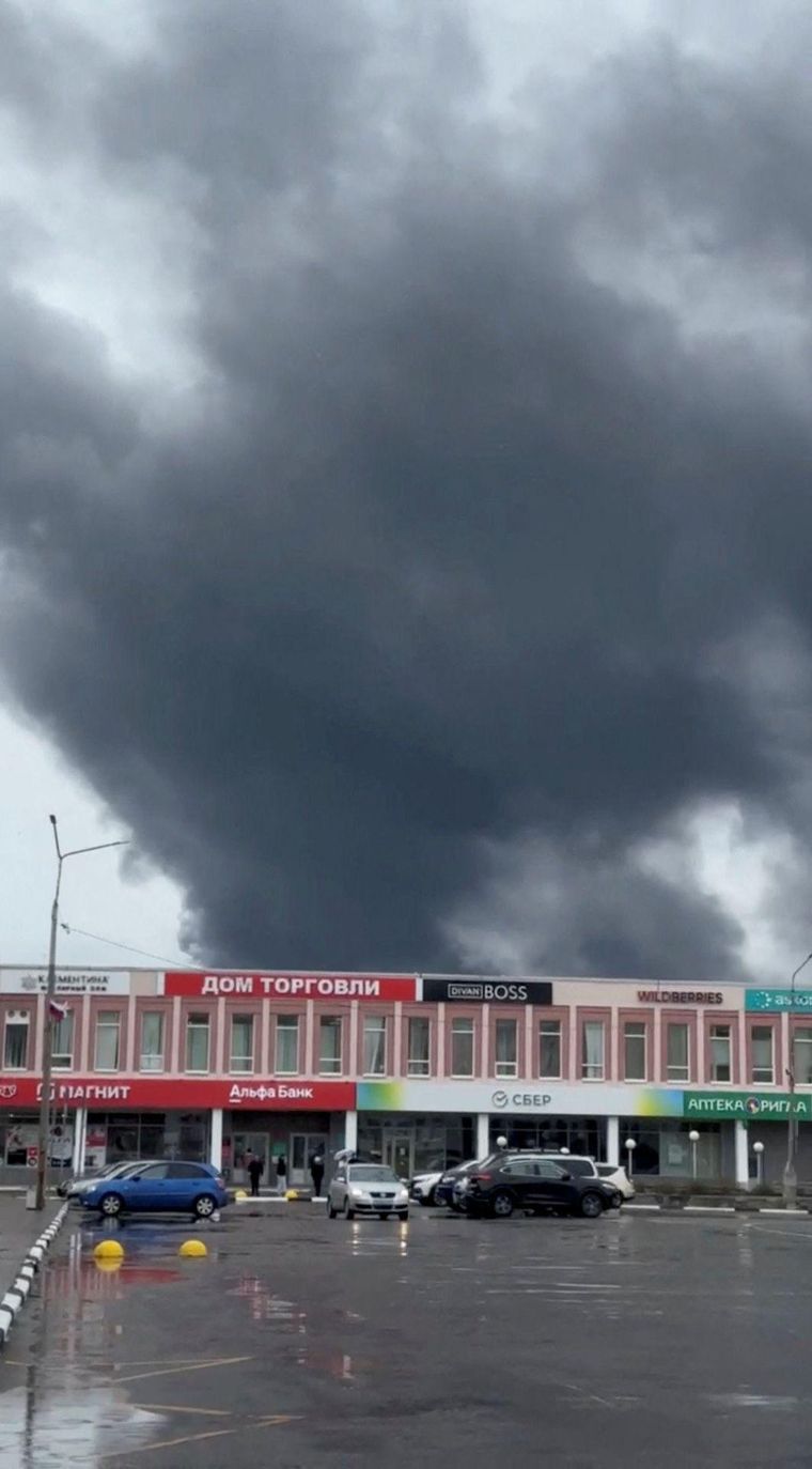 Varias veces, incluída una cerca de la frontera con Noruega, la aviación rusa fue blanco de los drones ucranianos.