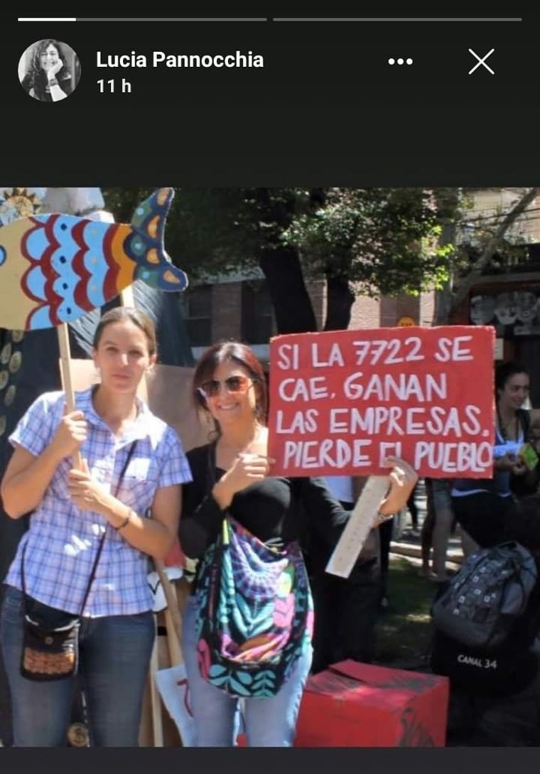 La historia que publicó ayer en Instagram la mujer de Alfredo Cornejo.