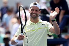 Una sonrisa que el tenis no veía hace tiempo; Dimitrov y un gran 2024. Foto: @DimitrovFrance