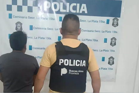 El hombre de la falsa denuncia. Foto: NA