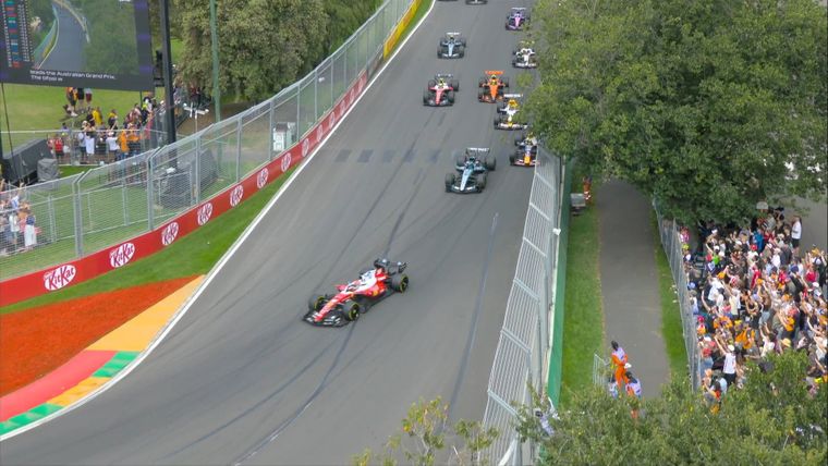 El GP de Australia abrió el campeonato con una largada intensa.