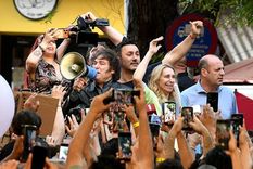 Javier Milei y Karina Milei en Mendoza en octubre de 2025.