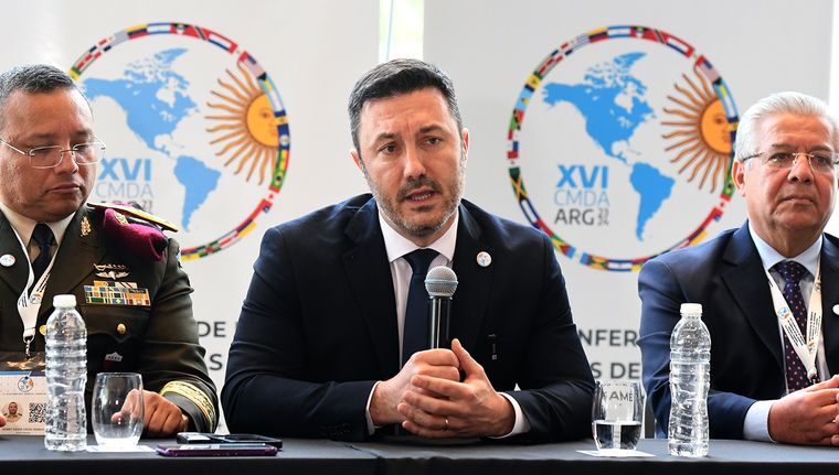 El ministro de Defensa argentino, Luis Petri. Foto: ALF PONCE MERCADO / MDZ