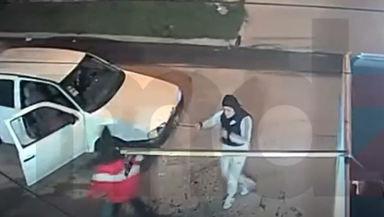 El robo ocurrió en apenas segundos en la localidad de Cañada de Gómez.