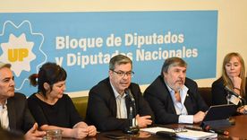 El bloque de Diputados nacionales de Unión por la Patria apuntó contra la Justicia.&nbsp; Foto: Noticias Argentinas