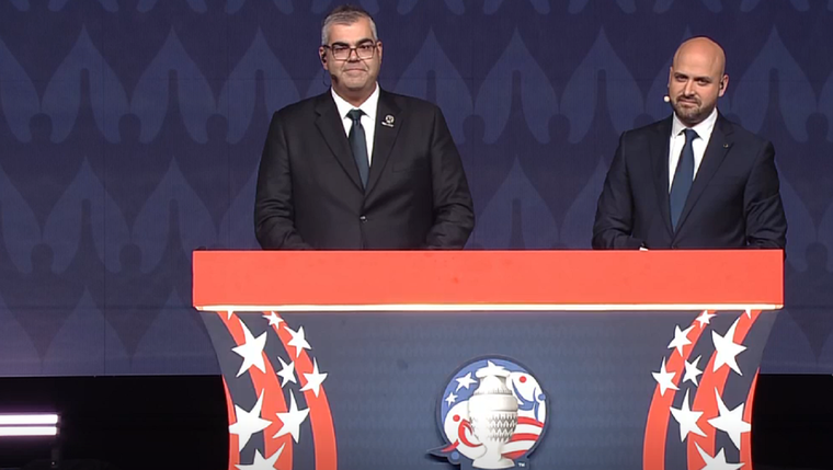 Conmebol corrigió el error tras unos minutos.