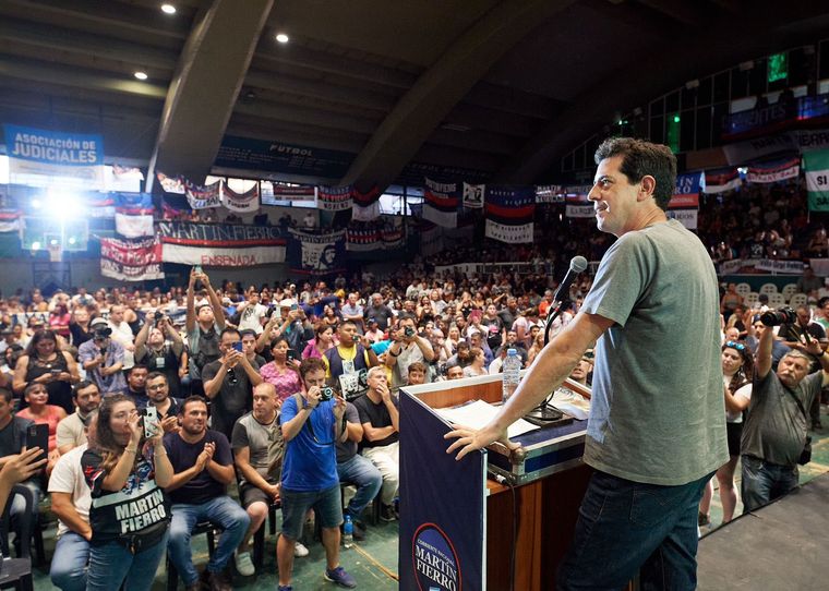 Lanzado. Wado presidente, Axel gobernador, Recalde jefe de Gobierno. El sueño de Cristina Kirchner Foto: Telam