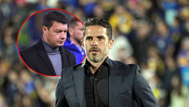 Battaglia apuntó contra algunas de las decisiones que tomó Gago al asumir como DT de Boca. Foto: Boca Juniors y Télam