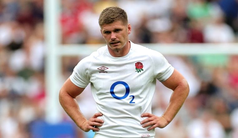 Owen Farrell se perdería buena parte del mundial. Foto: EFE