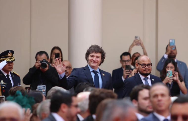Milei, enfurecido por la decisión de Diputados, que se unió para darle media sanción a la nueva fórmula jubilatoria. Foto: Presidencia