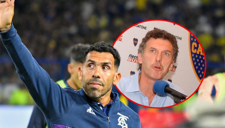Tevez recordó cómo era negociar con Macri en Boca.