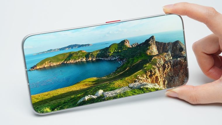 El prototipo de Tecno busca eliminar los bordes negros entre el panel de visualización y el marco.