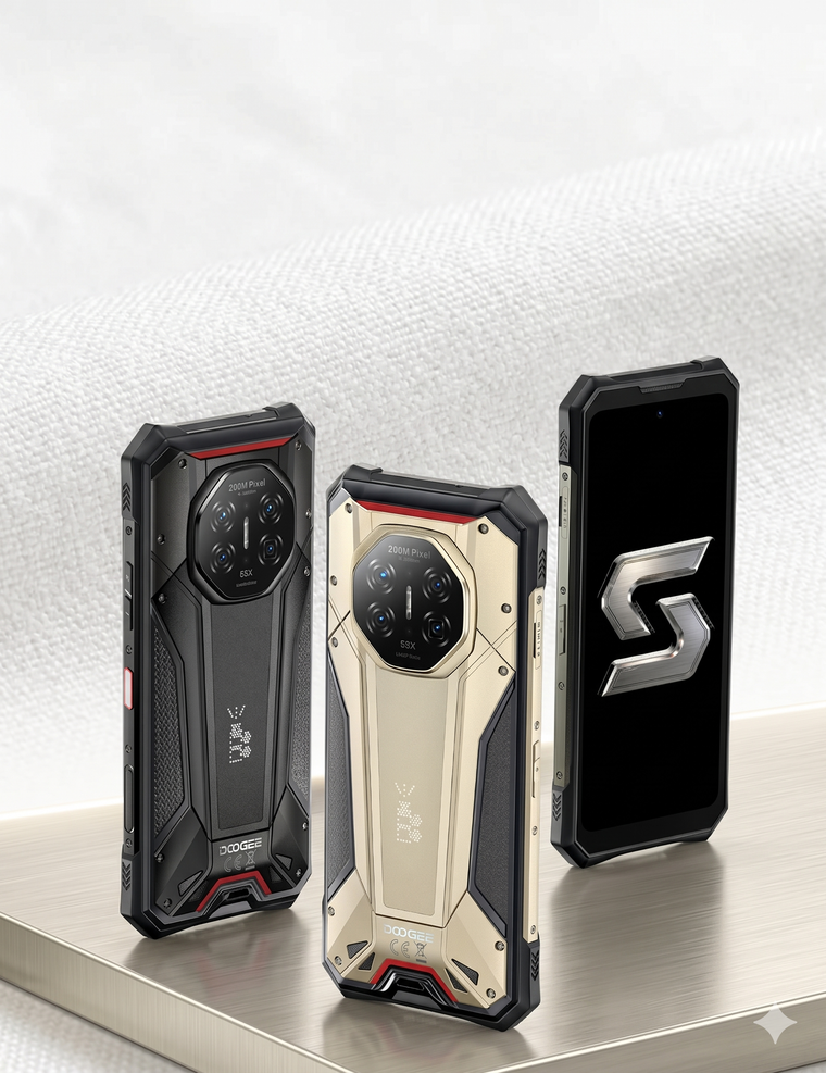 El sistema óptico del DOOGEE S300 Plus unifica la captura convencional de alta resolución con las lecturas térmicas del entorno. El sistema óptico del DOOGEE S300 Plus unifica la captura convencional de alta resolución con las lecturas térmicas del entorno.