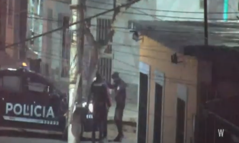 El momento de la detención en Maipú.&nbsp;