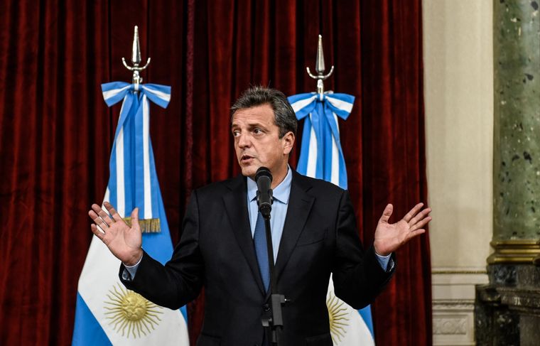 Sergio Massa prometió un alivio impositivo para monotributistas y trabajadores autónomos. Foto: Telam