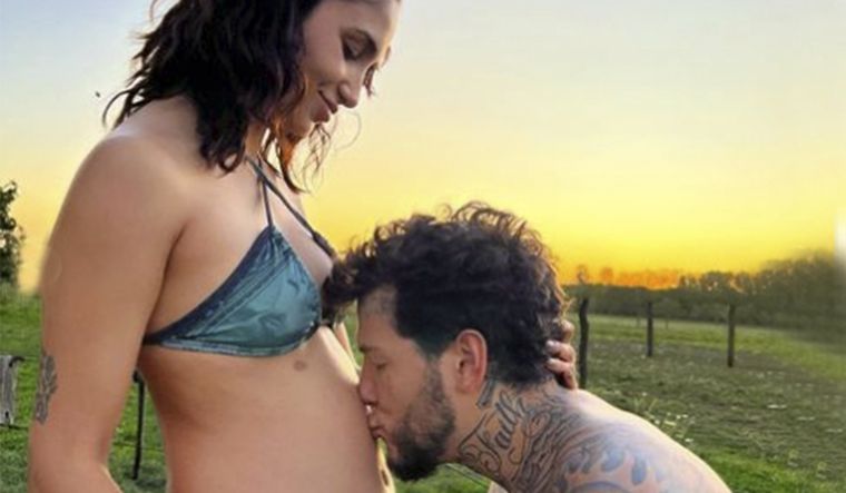 Alex Caniggia confirmó que será padre.