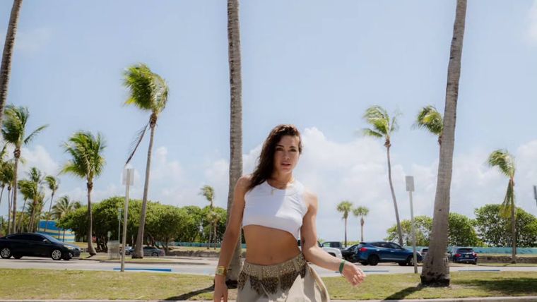 Emilia Attias brilló en Miami.