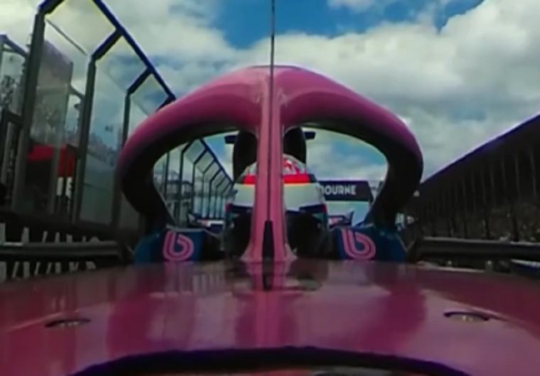 La maniobra de Colapinto fue uno de los momentos más impactantes del GP de Australia.