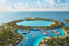 Laheq Island forma parte de un ambicioso proyecto saudí que busca diversificar la economía mediante el turismo de lujo y el desarrollo urbano sustentable en el Mar Rojo. Foto: Red Sea Global