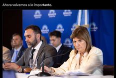 Patricia Bullrich tiró una bomba en el Senado y mandó un claro mensaje al seno del gobierno