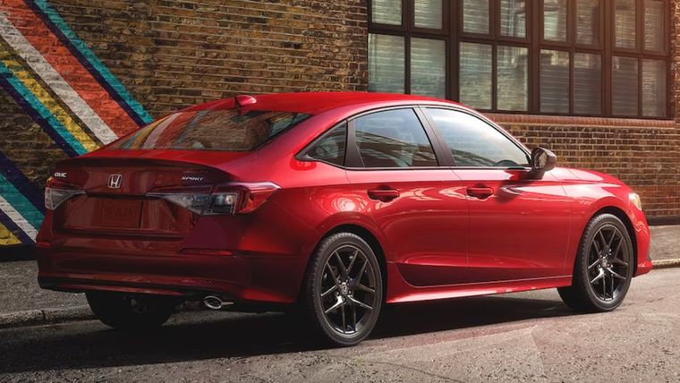 El sedán tiene una longitud de 4,67 metros Foto: Honda