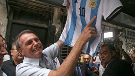 El exmandatario de Brasil, Jair Bolsonaro, pidió asilo político a Javier Milei. Foto: Noticias Argentinas