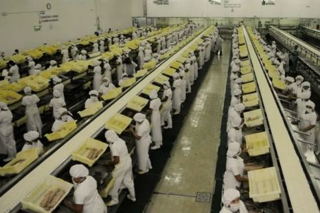 Una fábrica europea de alimentos en conserva: Alemania aconseja abastecerse. Foto Efe Una fábrica europea de alimentos en conserva: Alemania aconseja abastecerse. Foto Efe