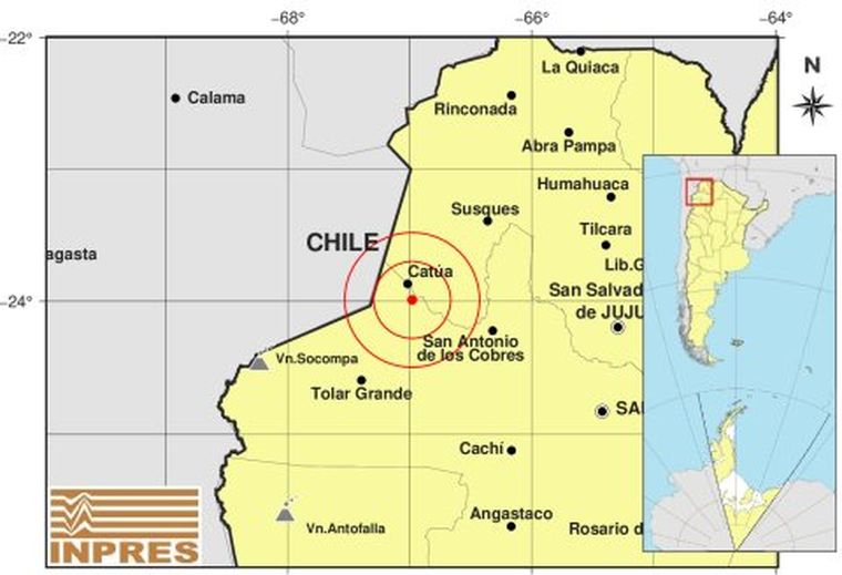 Un sorpresivo sismo se sintió en la cordillera este sábado.