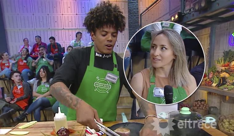 La pareja que nació en Pasaplatos. Foto: Captura TV