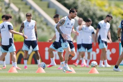 MDZol | Lionel Messi entrenamiento Selección argentina