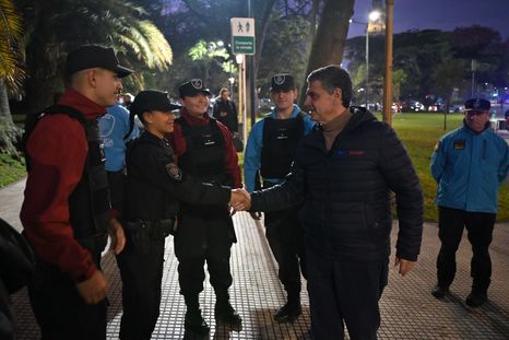 Jorge Macri presentó los nuevos chalecos antibalas de la Policía de la Ciudad. Jorge Macri presentó los nuevos chalecos antibalas de la Policía de la Ciudad.