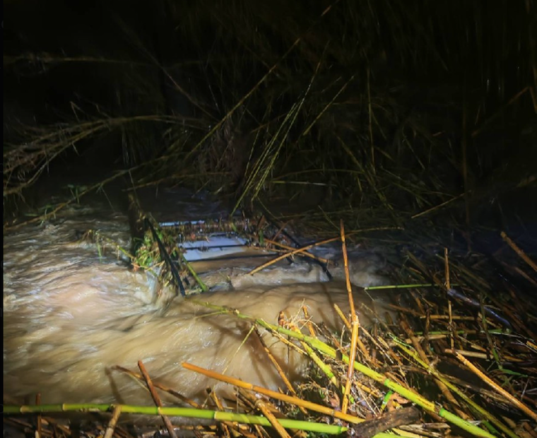Bomberos de Cataluña encontraron un auto que había sido arrastrado durante la mañana por el temporal Bomberos de Cataluña encontraron un auto que había sido arrastrado durante la mañana por el temporal