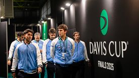 El equipo argentino de Copa Davis se prepara para el duelo contra los alemanes. El equipo argentino de Copa Davis se prepara para el duelo contra los alemanes.