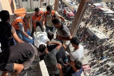 Rescatistas llegaban al lugar cuando se produjo el segundo ataque. Rescatistas llegaban al lugar cuando se produjo el segundo ataque.