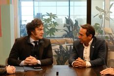 Javier Milei y Marcos Galperín.