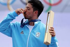 El cordobés se subió a lo más alto del podio. Foto: COI El cordobés se subió a lo más alto del podio. Foto: COI