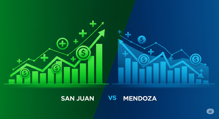 Imagen comparativa de exportaciones mendoza san juan